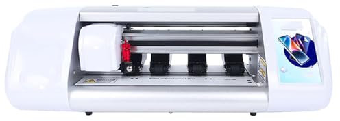 CHANGLKJ Handy-Folienschneidemaschine, Automatischer Hydrogel-Folienschneider, Schnittgeschwindigkeit 300–600 Mm/s Einstellbar, Aktualisierung Der Cloud-Datenbank In Echtzeit, Präzises Schneiden