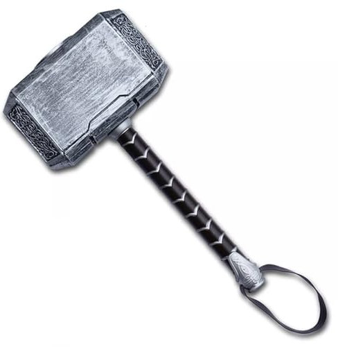 Next Level Cosplay Prop Replica Mjolnir Thor Hammer PU Foam Cosplay Safe