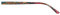 ChangeMe! 1 Paar Wechselbügel Brille 9140-7 Gold Multicolor auf Dunkelblau für Erwachsene mit Sehschwäche