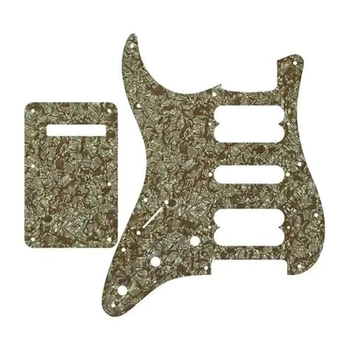 Gitarrenteile St Schlagbretter Mit Rückplatte Für Linkshänder Classic Player ST HSH E-Gitarre 11 Loch(4Ply 4)