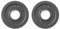 Phoenix Fitness Cast Iron Olympic Weight Plates - 2-Inch Free Weight Plate for Barbell Dumbbell Bars, Weightlifting & Strength Training at Home Gym - Pair, 1.25kg