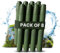 Joypur Paille Filtrante de Survie- Purificateur d'Eau pour Randonnée Camping Bushcraft - Filtre à Eau de Poche,Accessoires Survivalisme Equipement Kit.（vert*8）