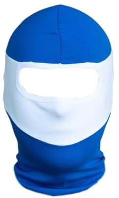 PGWEAR Sturmhaube Vandal (DE/NL/SE/PL, Alphanumerisch, Einheitsgröße, Weiß/Blau)