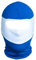 PGWEAR Sturmhaube Vandal (DE/NL/SE/PL, Alphanumerisch, Einheitsgröße, Weiß/Blau)
