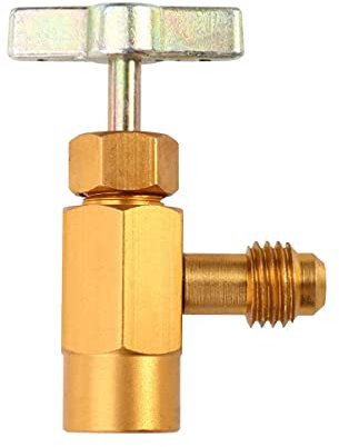 SOLUSTRE Kältemittel Flaschenöffner Mit 1/2 Gewinde Can Tap Ventil Für Werkzeug Zum Befüllen Und Entleeren Von Kältemitteldosen