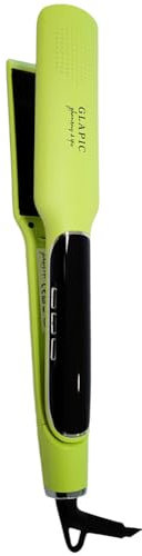 Glapic Lime Yellow Large Hair Straightener - plancha amarilla lima