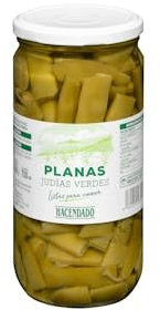 Lot de 2 pots de haricots verts plats 660 g (360 g essorés)