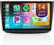 Android 14 Estéreo para coche para Mercedes-Benz Viano 2004-2011/Vito 2010-2015 inalámbrico 2 DIN CarPlay pantalla táctil de 10 pulgadas radio enlace de espejo GPS Bluetooth DSP SWC+cámara de respaldo