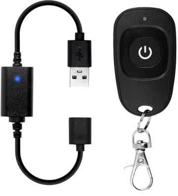 DC 5V Funkfernbedienung Schalter, 433MHz Funkschalter, Relais Funkschaltertreiber für USB LED-Lichtleisten, Leselampen, Ventilatoren