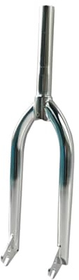 Generisch 20 Zoll BMX Fahrrad CRMO Starre Gabel 28,6 Mm Gabelschaft 163 Mm Länge 1100 G(Silver)