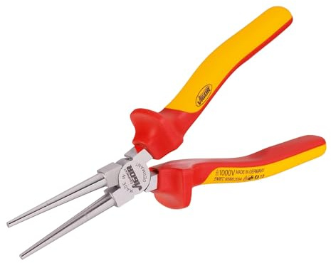 VIGOR VDE Rundzange, V2641, Lange Backen, Länge 160 mm, Lange Backen