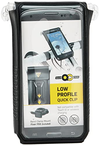Topeak Smart Phone Dry Bag Waterproof Case - Black, 5-Inch
