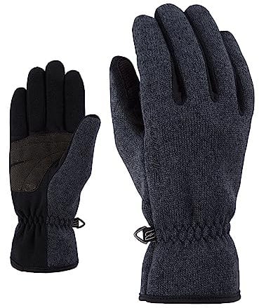 Ziener Erwachsene IMAGIO glove multisport Freizeit- / Funktions- / Outdoor-Handschuhe | atmungsaktiv, gestrickt, schwarz (black melange), 8.5