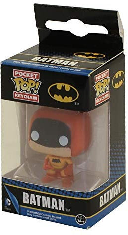 Funko - Figurine Batman 75th Anniversaire - Batman Orange Pocket Pop 4cm - 0849803064327