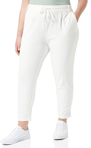 Only Onlpoptrash Life Easy Col Pant PNT Noos Pantalon Femme - Blanc (Cloud Dancer) - M / 30L