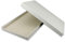 NEUSER PAPIER Hochwertige Aufbewahrungs- und Geschenkboxen - 1 Stück- DIN A5 - Weiss bezogen - 215 x 154 x 19 mm