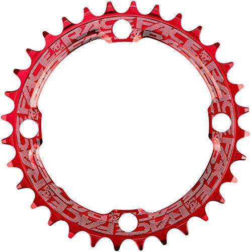 Race Face Plato Individual Estrecho Ancho 104x32 Rojo 821973330662, Unisex Adulto, 104 x 32T