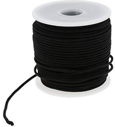 MagiDeal 2mm 50m Paracord 6-Strand Parachute Cord Tie Down Rope Outdoor Tent Guy Line Camping Accessories - black