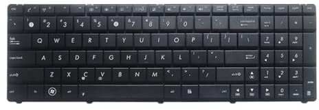 fqparts Replacement Clavier d'ordinateur Portable pour for ASUS X73 X73BE X73BR X73BY X73CBE X73E X73SD X73SJ X73Sl X73SM X73SV X73TA X73TK Couleur Noir États-Unis Version