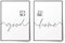 BLCKART Premium Poster Set It's So Good To Be Home | Stilvolle Poster Wohnzimmer Schlafzimmer Deko | ohne Rahmen (Good to be Home I, A4)