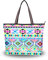 BKEOY große Damen-Handtasche Schultertasche Llaptop Tasche Azteken-geometrisches Muster Tote Reißverschluss Shopper Organizer Gepäck Taschen, Mehrfarbig - multi - Größe: Medium