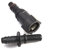 MOVKZACV - Connettore a sgancio rapido della linea del carburante, raccordo per tubo maschio, raccordo per tubo flessibile del carburante, set di accessori per auto maschio, raccordo dritto
