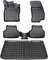 ELMASLINE 3D Gummimatten & Kofferraumwanne Set für VW T-Cross ab 2018 (oberer Ladeboden) | Zubehör Fußmatten Kofferraum