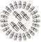 30 Pcs Shelf Supports Metal Pegs Pin Bracket 5mm Stud Bookcase Pegs for Wardrobe Kitchen Cabinets Closets Bookcases Glasses