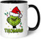 GRAVURZEILE Tazza di Natale stampata - Grinch MiMiMiMi - Personalizzata con nome - Lavabile in lavastoviglie e adatta al microonde - Regalo per lui e per lei a Natale - Nero & Bianco con nome