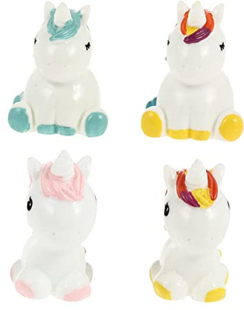 Happyyami 12stücke Teiliges Mini Einhorn Figuren Aus Resin Für Mikro-landschaften Bunte Deko Für Mini-gärten Fotorequisiten Und -projekte Leicht Und Charmant Für Zuhause Und Büro