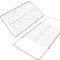 Lot de 2 grilles télescopiques universelles réglables pour four Whirlpool Frigidaire GE Kenmore 36,8 cm à 64,5 cm de large
