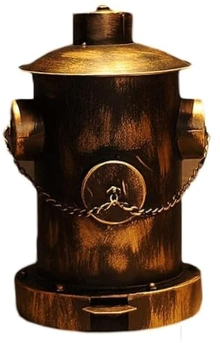 OZLMBERN Amerikanischen Stil Retro Eisen Mülleimer Metall Lagerung Hydranten Mülleimer Kaffee Bar Internet Cafe Dekoration Ornamente