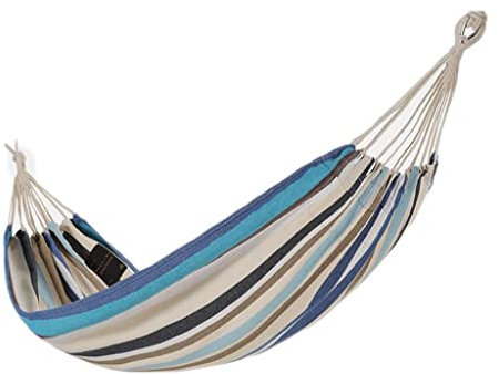 Camping-Hängematte, Outdoor-Schaukel, Anti-Überschlag, Camping-Sling, Hängestuhl, Zwei-Personen-Schlafsaal, Zuhause, tragbares Schaukelbett (Farbe: Blau) (Blau)