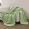 SUNYRISY Grobstrick-Decke, Überwurf, luxuriös, weich, gemütlich, Chenille-Überwurf, große Überwurf, Bettdecke für Couch, Sofa, Heimdekoration, Geschenk, maschinenwaschbar, Salbeigrün