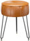 YMYNY Schminkhocker Stuhl, Hocker im Kürbisstil, Pouf Couch Hocker, Moderner Multifunktionaler Make-up-Hocker für Schlafzimmer, Wohnzimmer 32 x 32 x 44CM Orange HBD036J