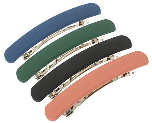 BELLIFFY 4 Pezzi Fermagli Francesi Fermagli Per Spessi Coda Di Cavallo Donne Ragazze Adolescenti