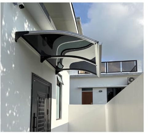 Modularer UV-Schutz-Baldachin – transparentes Bogen-Design, starke Druckfestigkeit, stilvoll und vielseitig für verschiedene architektonische Stile (57 x 100 cm)