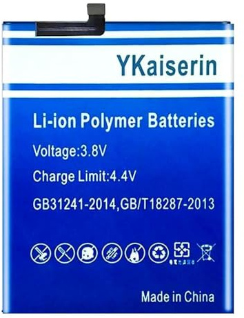 Batería Ultra Potente para teléfono móvil Compatible con Xiaomi Redmi Note 9S, con Kits de Herramientas completos duraderos 5800mAh BN55