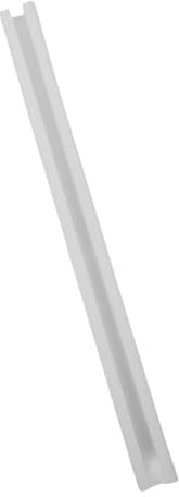 LED Lampenröhrenabdeckung 59x4,7x3,5cm Kunststoff Clip On mit Schutz | LED Lichtröhre, Weiß, Beugt Augenbelastung, Einfache Montage, für Kronleuchterdeko