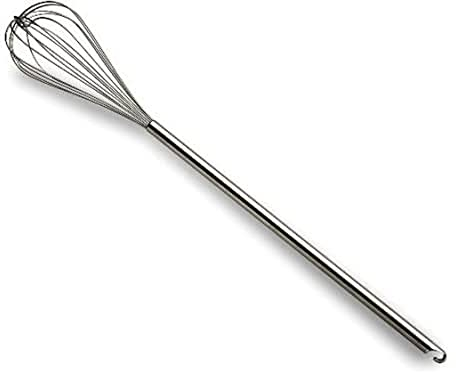 Lacor 60612 - Frusta da cucina con manico in acciaio Inox, 120 cm