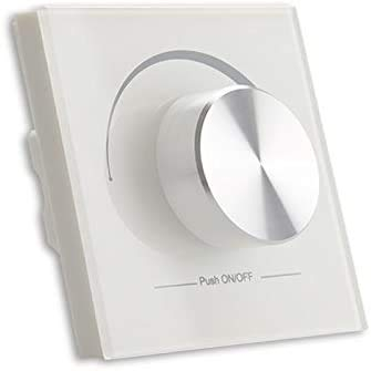 IsoLED Sys-One 1 Zone Wand Dimmer mit Drehknopf, weiss