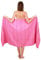 Betz XXL Badetuch - großes Strandtuch - Saunahandtuch aus 100% Baumwolle - Liegetuch - 90x180 cm - Lines - Farbe Fuchsia