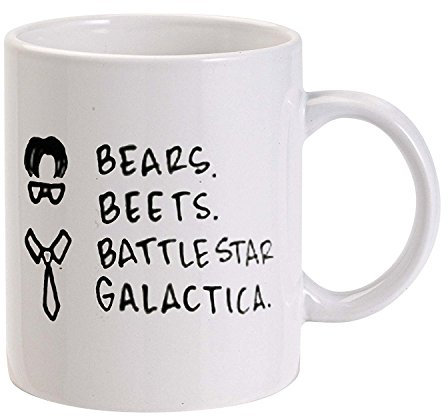 banytree Bears Beets Battlestar Galactica Tasse Dwight Tasse