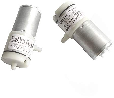 Mini-Luftpumpe mit 370 Motoren, Druckerhöhungspumpe, Gleichstrom, 5 V, 6 Volt, Unterdruck, 2 Stück/Packung
