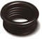 GTL Tirinnanzi Morsetto da mm 46x40 per curve tecniche in Plurex Nero