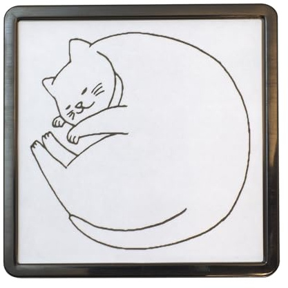 Midori Paintable stamp Pre-inked Cat