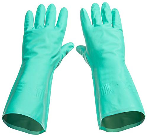 Tusko Products Beste Nitrilkautschuk-Reinigung Handschuhe, Haushalt, Geschirrspülen, latexfrei, vinylfrei (Medium (12 Paar))