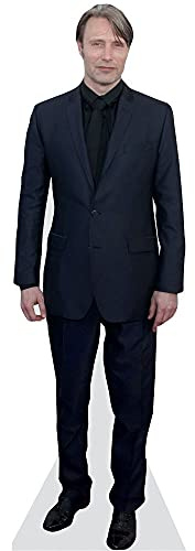 Mads Mikkelsen Pappaufsteller lebensgross