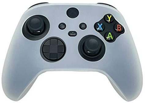 ExtremeGripPro Silicon Camo Case Cover Skin Grips for Microsoft Xbox Series X S Controller - Clear