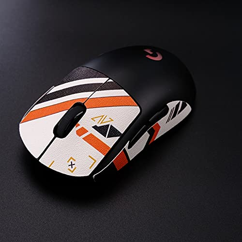 2Duck Maus-Eidechse-Skins rutschfeste Sauger Sweat-Aufkleber Griffe Slatine für Logitech G Pro Wireless G Pro X Superlight Gaming Maus Multiple Farbe Griffband Set